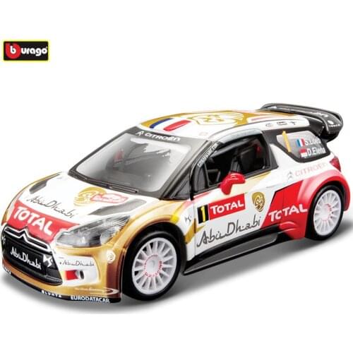 Bburago 1:32 Citroen RV racing model DTM racing car Convertible alloy car WRC Rally Racing Alloy Model Collecting gifts