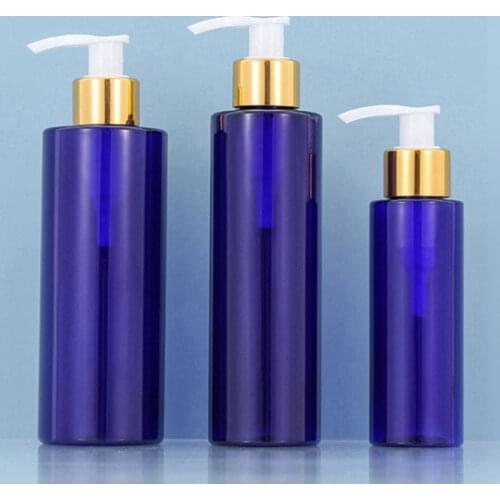 Hot Large Capacity 100ml/ 200ml /250ml Glass Shampoo Empty Lotion Container Foam Pressed Pump Bottle For Soap Shower Gel