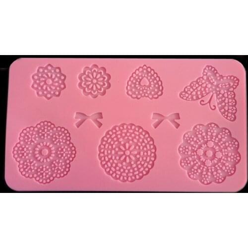 Butterfly Fondant Lace Embossing Tool Silicone Cake Decoration Mold