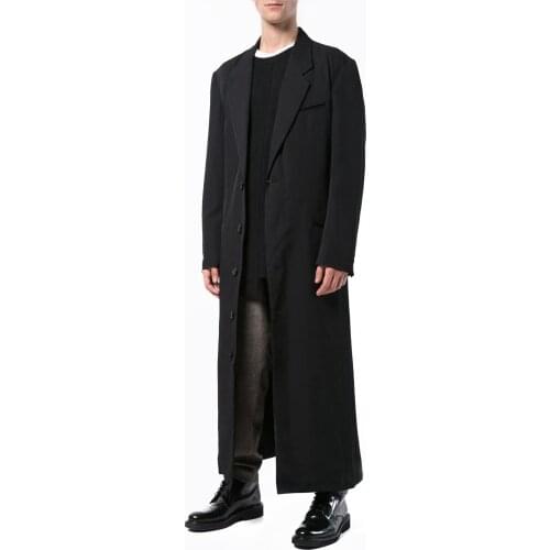 S-6XL!Large mens coats 2021 New style trench coat college style long mens coat