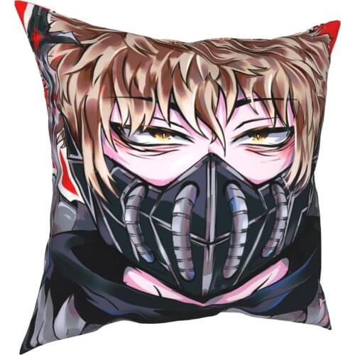 Himiko Toga My Hero Academia Pillowcase Soft Polyester Cushion Cover Gift Throw Pillow Case Cover Home Zippered 45*45cm