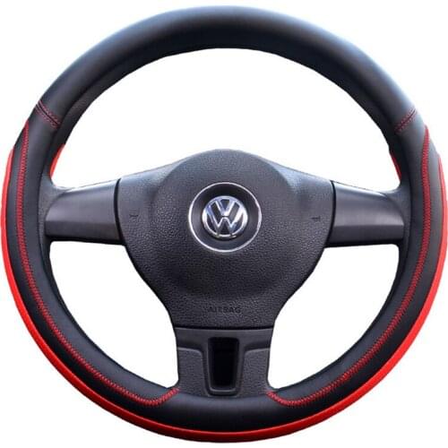 Universal in all seasons 2019 new hot PU leather steering wheel cover