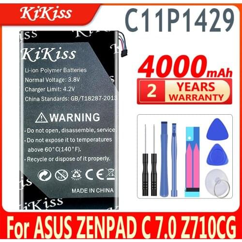 New High Quality P01Z P01Y Z170CG 3450mAh Battery C11p1429 for ASUS ZENPAD C 7.0 C7.0 Z170MG Z710CG Z710C P01Z P01Y Z170C