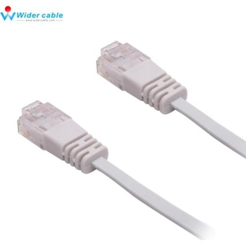 Grey Color 1 Meters CAT6 Network cable Lan Cable Ethernet Patch Cord Cable Flat Molded 1.1MM Thickness Free Shipping
