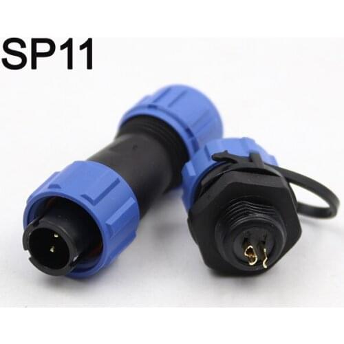 SP11 Aviation Plug Socket IP68 Waterproof Aviation Cable Wire Connector 2 3 4 5 Pin