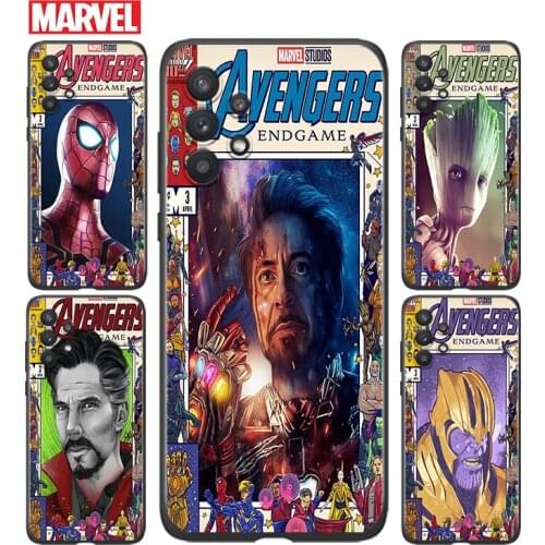 Marvel superhero poster For Samsung A91 A72 A71 A52 A51 A42 A41 A32 A31 A22 A21S A12 A11 A03 A02S A01 4G 5G Phone Case