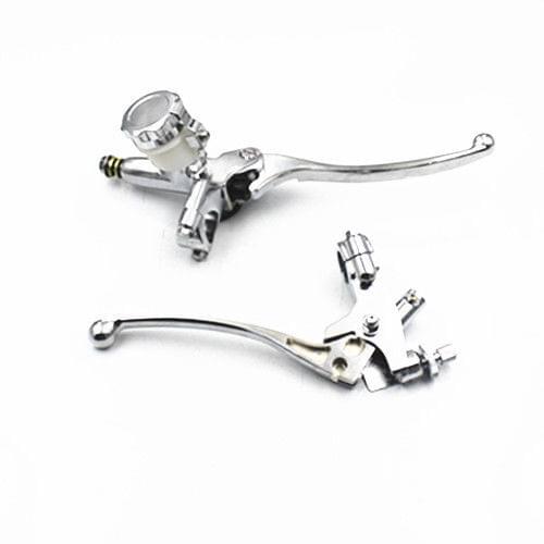 Custom Universal Motorcycle 7/8''22MM Brake Clutch Levers Master Cylinder Control For Harley Honda Touring Chopper