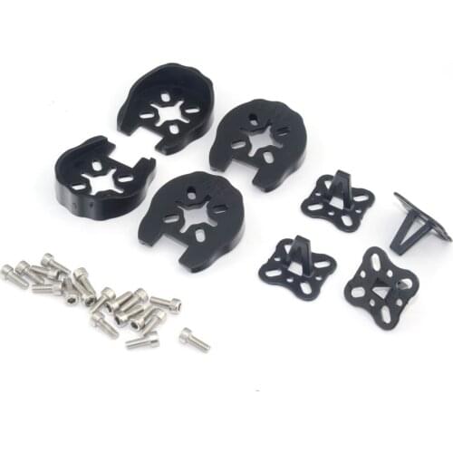 ZMR250 Black Red Green Motor Plastic Cover Protection + Landing Gear Skid For Multicopter Quadcopter 2204 2206 2208 Motor