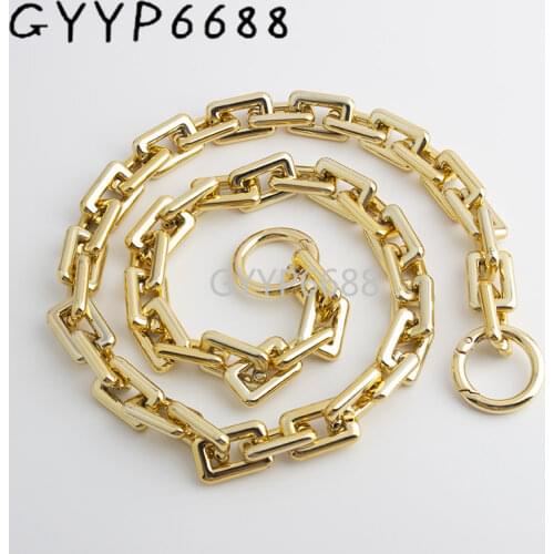 1-5 pieces 20*30mm Gold Resin Purse chain backpack strap bag accessories with spring ring