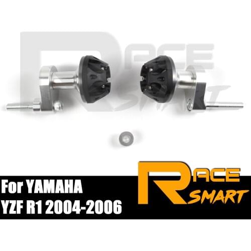 R1 1Pair CNC Aluminum Motorcycle Frame Sliders Crash Pad Falling Protector Guard Accessories For YAMAHA YZFR1 R1 2004 2005 2006