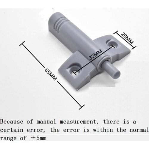 10PCS Furniture door hydraulic muffler damper cabinet door bumper surface mounted silent closet cabinet door damping buffer