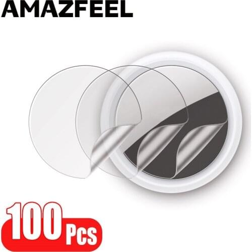 100 Pcs/Pack Soft TPU Hydrogel Film For Airtag Screen Protector Front/Back Protective Film Accessories
