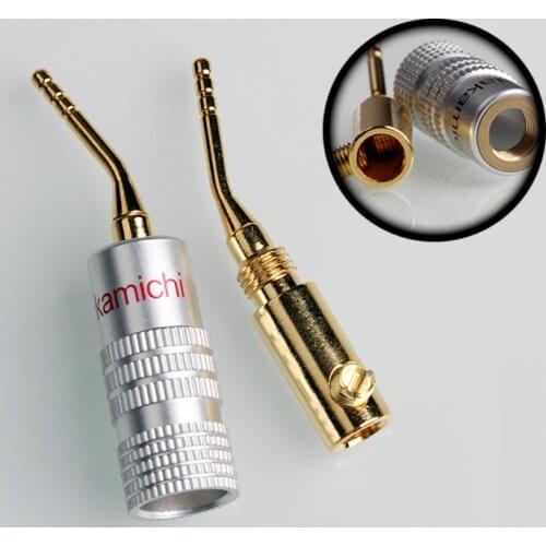 8Pcs 2mm Nakanichi Speaker Banana Plug Adapter Wire Connector Terminal Cable Kit For Audio