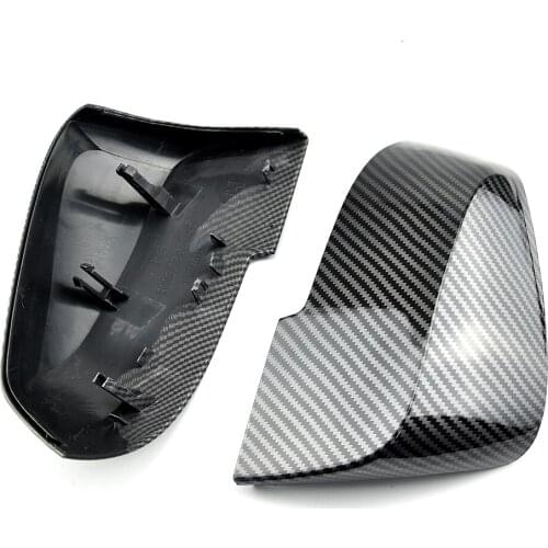 1 Pair Rearview Mirror Cover Side Wing Rear View Mirror Case Covers Glossy Black For BMW F20 F21 F22 F30 F32 F36 X1 F87 M3