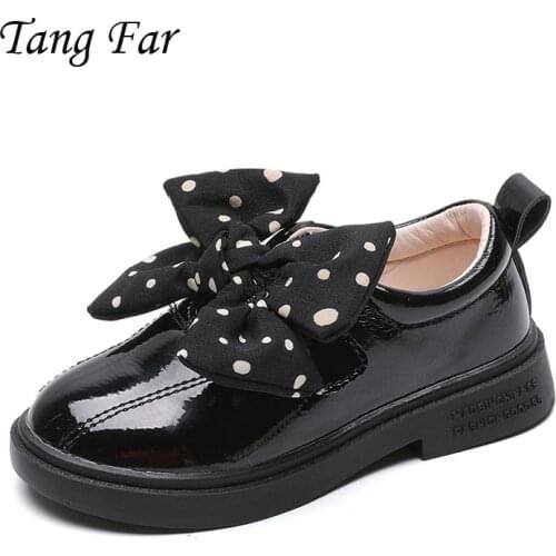 Children Kids Girls Party Dance Casual Footwear Teenage Breathable School Flat Shoes New Autumn Girls Leather Princess Shoes