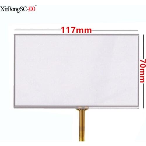 For SHT Prology IMAP-5300 resistive handwritten touch screen free shipping 117*70 5 inch GPS vehicle-mounted navigation