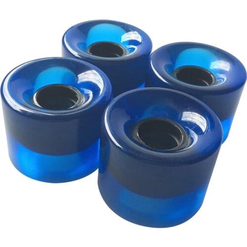 4pcs/set Cruiser Skateboard Wheels Blank Pro 60X45 mm Longboard Wheel fit 22 Inch Plastic Backpack Skate board