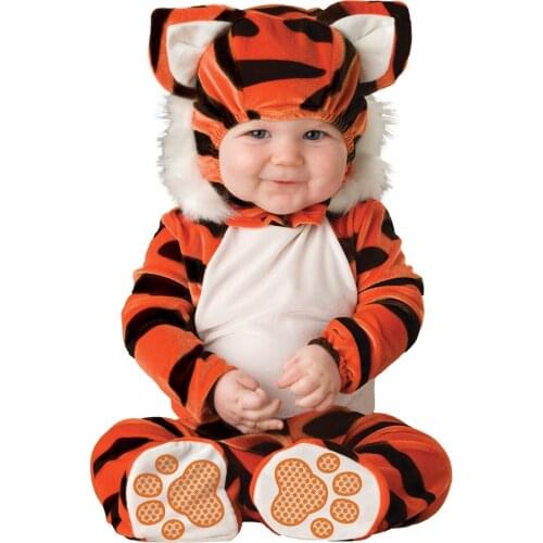 Animal Cosplay Costumes Outfit for Baby Infant Boys Girls Baby Fancy Dress Animal Clothing Lion/Dog/Monkey/Tiger