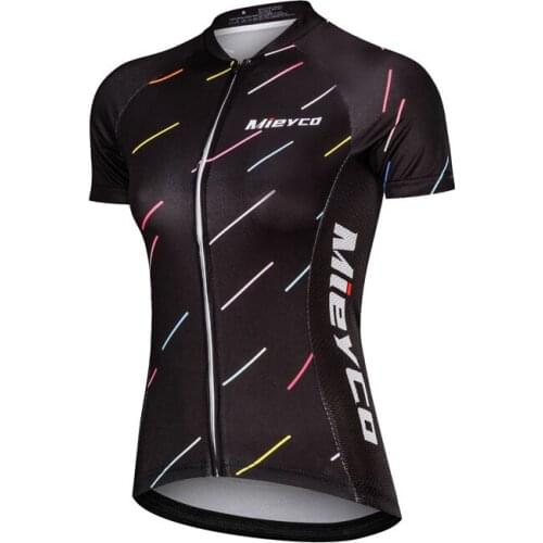 Mieyco Ropa De Mujer Camisa Ciclismo Feminina Bicicleta De Montaña Jersey Summer Short Sleeve Bike Jersey Women MTB Shirt