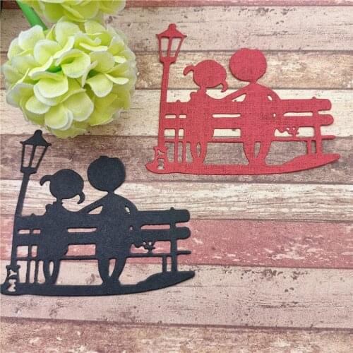 Romantic Lovers Metal Cutting Dies Stencil Die Cut Scrapbooking christmas Craft 2021 cutting dies New Stamps and dies cutter