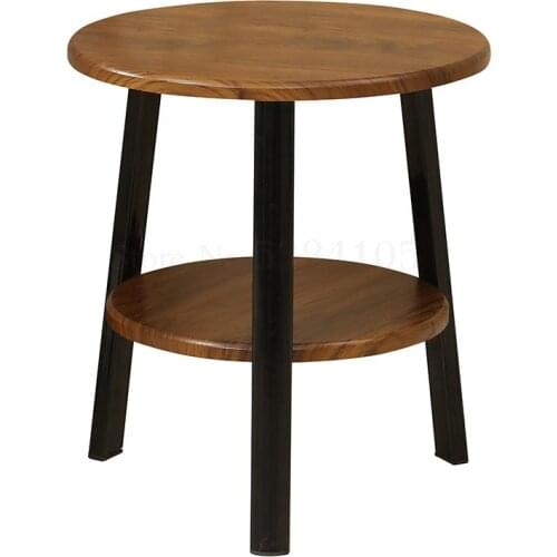 Fashion Side Simple Small Tea Table Sofa Side Corner Small Round Table Mini Round Table