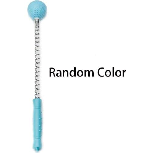 Massage Hammer Golf Ball Spring Elastic Silicone Non Slip Health Care Fatigue Relief Stress Relieve Neck Care Tool
