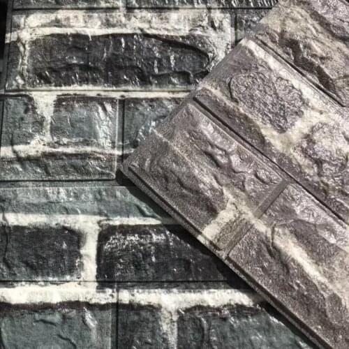 Wall Stickers 3D Retro Brick Home Decor for Living Room Bedroom Bar Self-adhesive Wall covering Waterproof Wallpapers