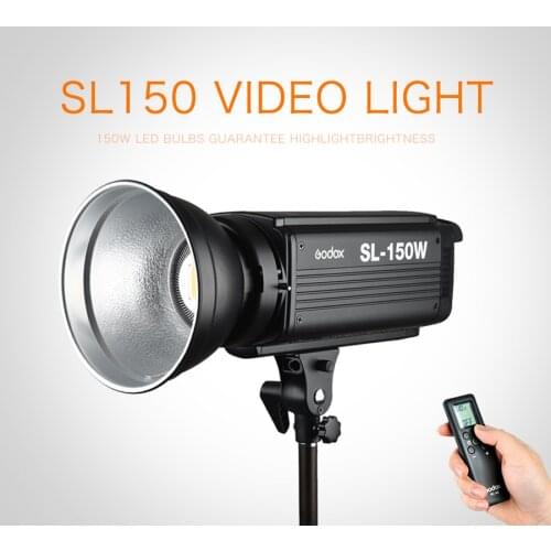 New LED Godox SL150 150W yellow Version 3200K Studio Continuous LED Video Light Lamp Bowens Mount + Remote Control