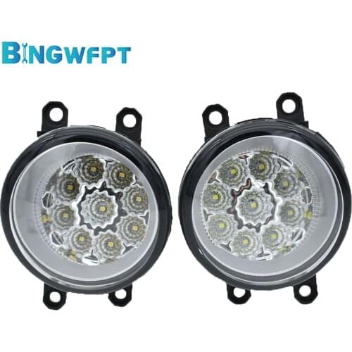 For Previa/Estima Yaris Vitz DRL Fog Lamp H11 12V Fog Light For Toyota Corolla Camry Matrix Aygo Verso Hilux Fortuner