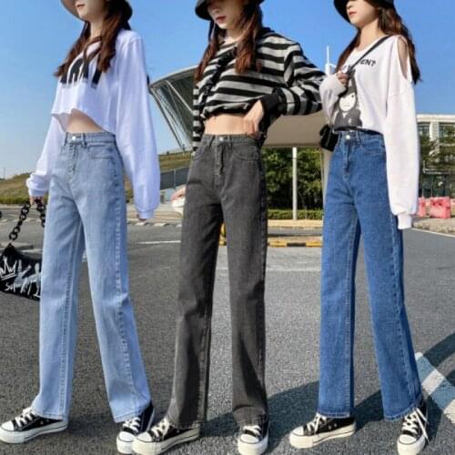Wide Leg Jeans Woman High Waist Denim Straight Jeans Pants Plus Size Casual Loose Pantalon Femme Jean Jeans Trousers Women