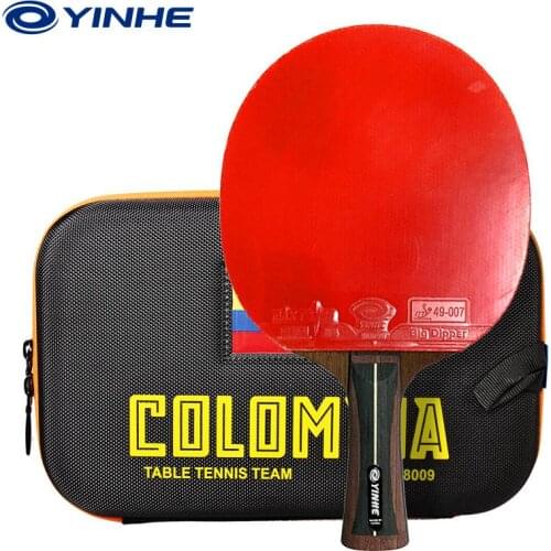 YINHE Galaxy 12 stars 12B 12D National Table tennis racket Ddouble Pimples-in rubber Ping Pong tenis de mesa table tennis