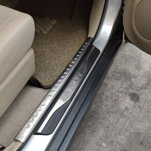 Stainless Steel Car Door Sill Protector Scuff Plate Welcome pedal For Hyundai Venue 2020 2021 Car Accessorise