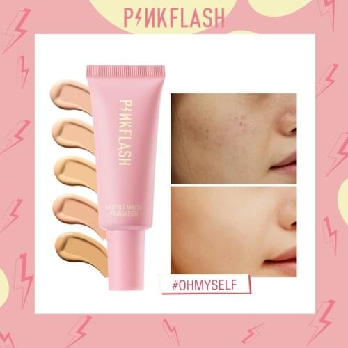 1Pcs Liquid Foundation Whitening Brighten Concealer Soft Matte Oil-control Foundation Weightless Lasting Makeup Maquillaje TSLM1