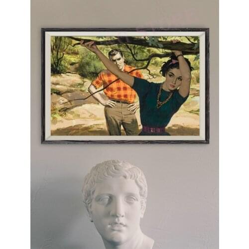 1049 Vintage Beautiful Pin-up Girl Classic Picture Custom Silk Poster Home Deco Wall Art Christmas Gift