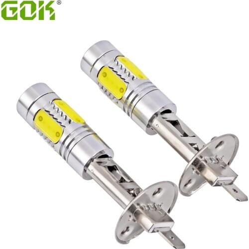 2pcs/lot Super Bright H1 led 7.5W SMD LED lens h1 h3 880 881 led Fog lamp Day Running Bulb Light Lamp For Auto Car light
