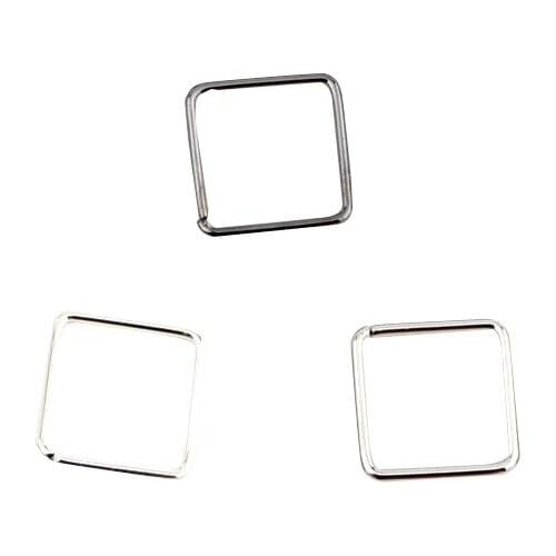 20 pieces of round wire square wire cut copper tube hoop earrings necklace pendant diy handmade pendant