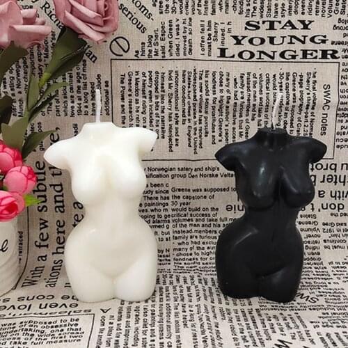 3D Naked Candle Wax Statue Bulk Art Female Body Candle Body Shape Torso Statue Wax Scented Candle Home Decor Crafts Wedding Bedr