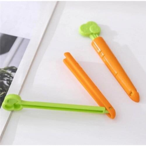 5/10/20Pcs Carrot Food Bag Sealing Clip Fresh-Keeping Clamp Sealer for Food and Snack Bags Kitchen E7