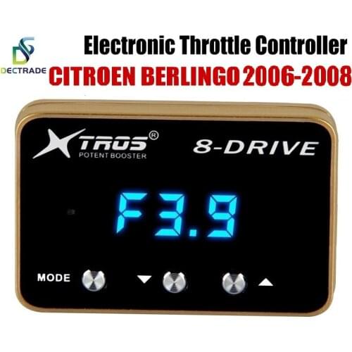DECTRADE Car Electronic Throttle Controller Racing Accelerator Potent Booster For Citroen Berlingo 2006-2008 Tuning Parts
