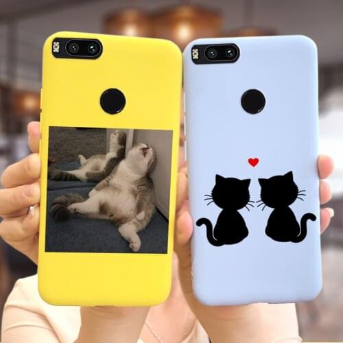 For Xiaomi Mi A1 Mi 5X Case Soft Silicone Cute Cartoon Cover For Xiaomi Mi A1 5X MiA1 Mi5X Phone Cases Shockproof Bumper Housing