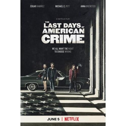 D0886 The Last Days of American Crime Movie Silk Fabric Poster Art Decor Indoor Painting Gift