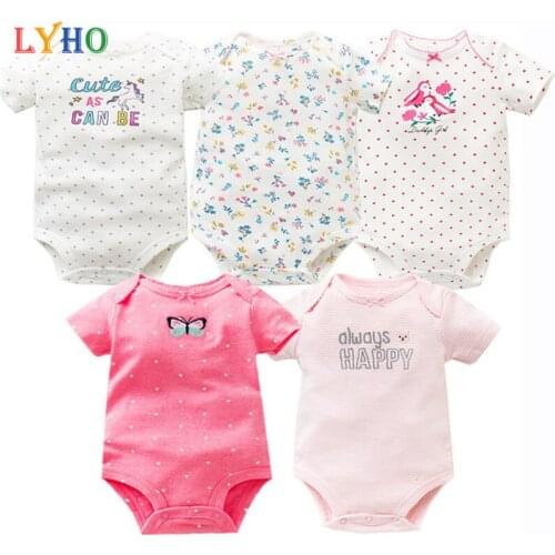 Baby Romper Toddler Jumpsuit Infant Little Girl Clothing Boy Outfits Cute Pajamas Newborn Cotton Bodysuits Kids Summer Clothes