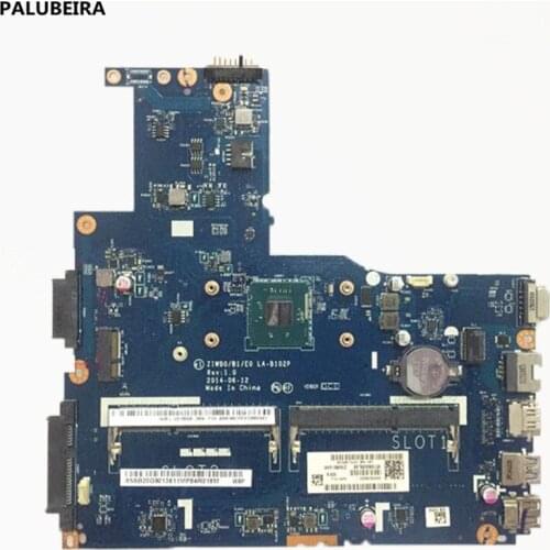 PALUBEIRA ZIWB0 /B1E0 LA-B102P motherboard For Lenovo B40 B40-30 Laptop Motherboard WITH CPU DDR3 100% Test OK