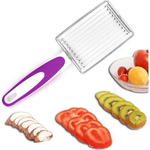 Multi-Purpose Tomato Slicer Stainless Steel Luncheon Meat Slicer Tomato Cutter Cutter Shredders Kitchen Utensil Tool