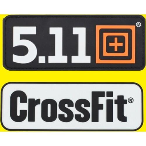 Crossfit Patch Stripes on Clothes Stickers 5.11 Applique Label Punk Decoration Biker Patches Apparel Accessories Badge Hook&Loop