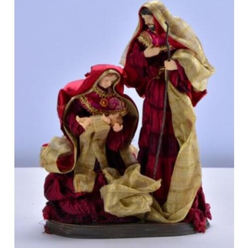 New silk dress European quality Goods Jesus Christ child holy family presents Christmas wedding gifts