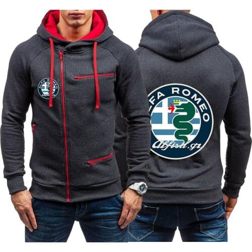 New 2021 Spring Autun Mens New Alfa Romeo Logo Casual Hoodie Men Sweatshirt Sports Sweatshirt Women Hooded Leisure Clothing