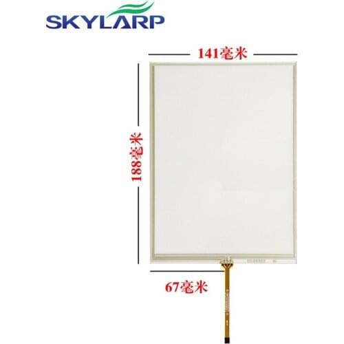 New 8.4"inch 4 wire Touchscreen 188mm*141mm Resistance Industrial computer touch panel Glass Digitizer handwritten screen