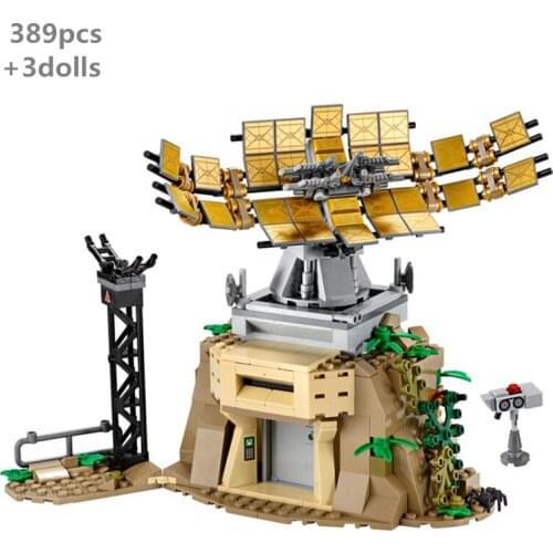 NEW Creative DC Superhero Turning Transmitter Tower Building Blocks Classic Model Sets Bricks High-Tech Bunker Toys For Children