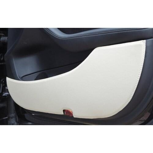 Fit for K2 K3 K3S K4 K5 KX1 KX3 KX5 KX7 K9 Sportage R Niro Forte Pegas Sorento L Leather car door Anti-Kick pad mat protector